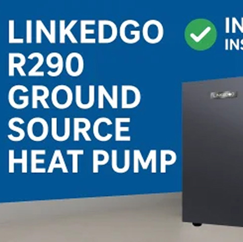 LinkedGo R290 Ground Source Heat Pump: Indoor Installation with Proven Safety